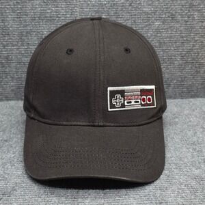 Nintendo NES Controller Hat Strap Back Mens One Size Black Retro Classic Gamer